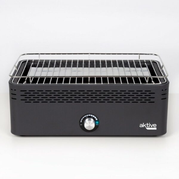 Tragbarer rauchfreier Holzkohlegrill Aktive Edelstahl Eisen 45 x 19 x 28 cm – Bild 2