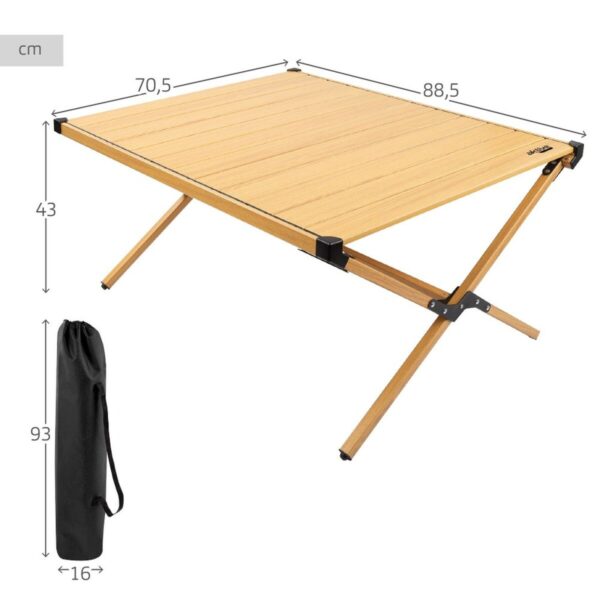 Table Klapptisch Aktive Glamping Sabana Aluminium Erde 88,5 x 43 x 70,5 cm – Bild 7
