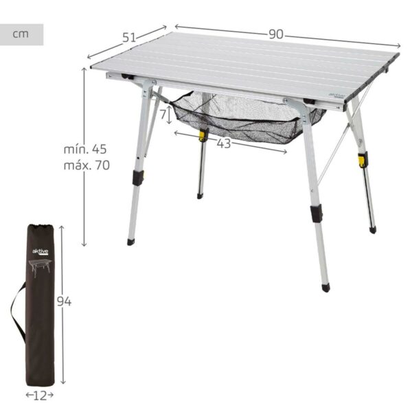 Table Klapptisch Aktive 90 x 70 x 51 cm – Bild 6