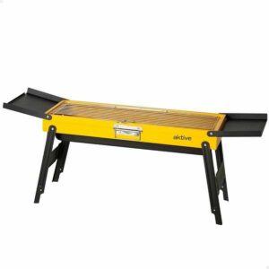Grill Tragbarer Aktive Stahl 89 x 32 x 22 cm Gelb