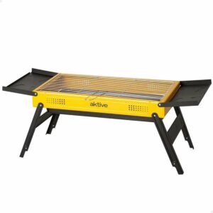 Grill Tragbarer Aktive Stahl 89 x 33 x 33 cm Gelb