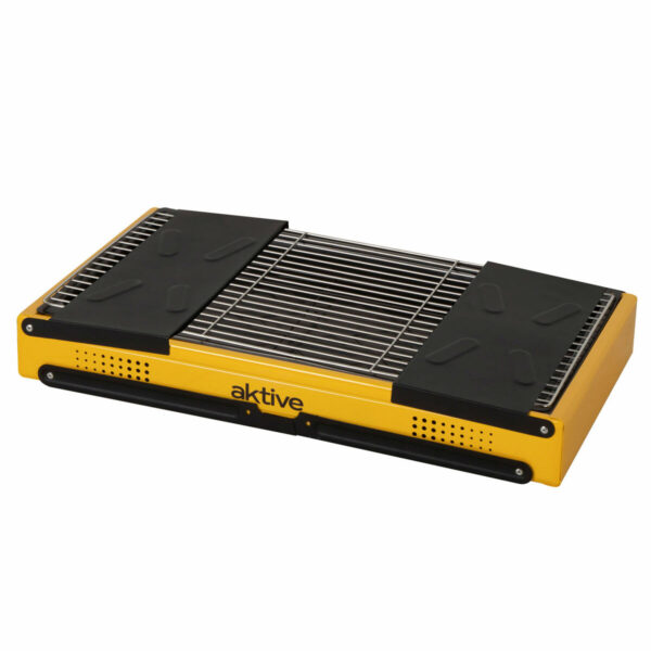 Grill Tragbarer Aktive Stahl 89 x 33 x 33 cm Gelb – Bild 4