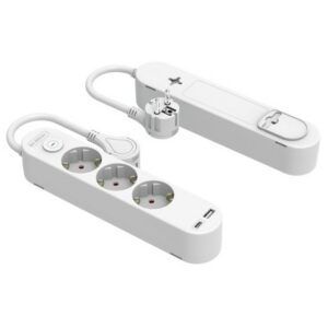 Steckdosenleiste mit 3 Steckdosen mit Schalter Silver Electronics 48643