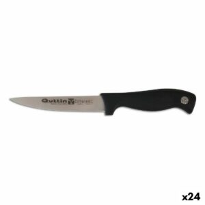 Küchenmesser Quttin Dynamic Schwarz Silberfarben 11 cm (24 Stück)