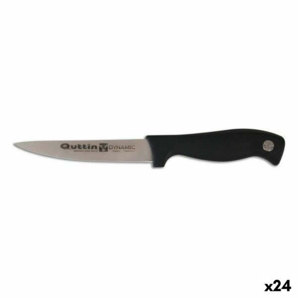 Küchenmesser Quttin Dynamic Schwarz Silberfarben 11 cm (24 Stück)