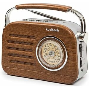 Tragbares Bluetooth-Radio Kooltech Retro AM/FM
