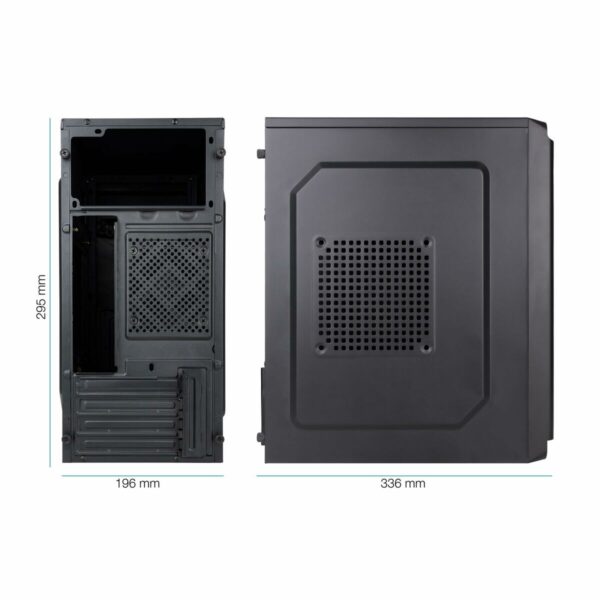 ATX Semi-Tower Gehäuse TooQ TQC-4702U3C-B Schwarz – Bild 2