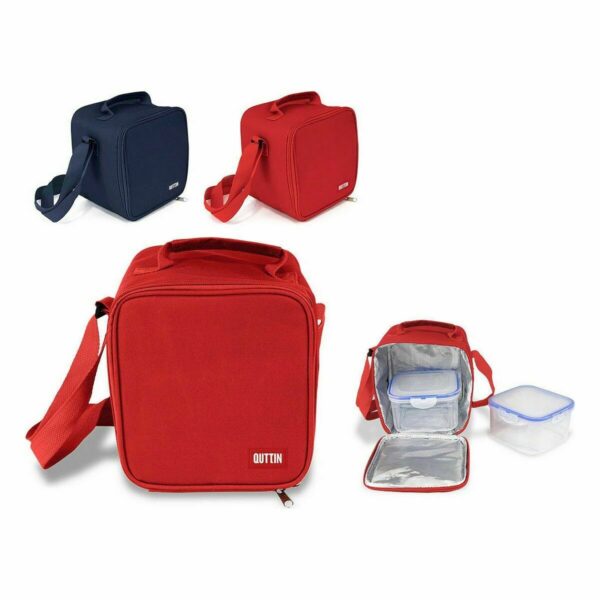 Kühltasche Quttin Lunchbox karriert 17 x 17 x 16,56 cm (8 Stück) – Bild 4