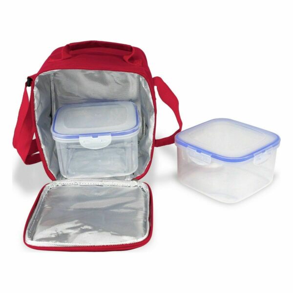 Kühltasche Quttin Lunchbox karriert 17 x 17 x 16,56 cm (8 Stück) – Bild 5