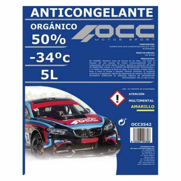 Frostschutzmittel OCC Motorsport 50% Bio Gelb (5 L) – Bild 3