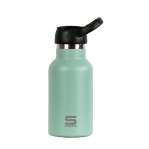 Thermosflasche Safta Eucalipto grün Silikon Edelstahl