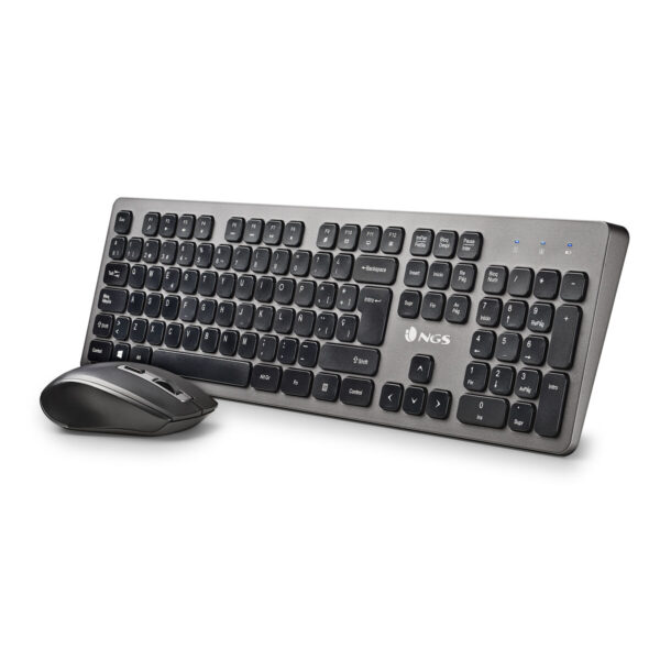 Tastatur mit Drahtloser Maus NGS IDOL KIT Qwerty Spanisch – Bild 2