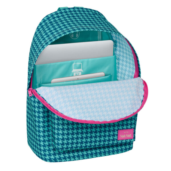 Laptoptasche Nait Nait Pata de gallo verde grün 31 x 41 x 16 cm – Bild 4