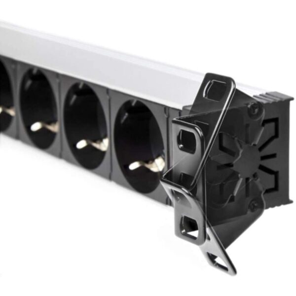 Schuko 19" 8 Steckerleiste Salicru SPS 8F PDU SCH/SCH 1,5 m (1,5 m) – Bild 3