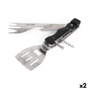 Grillzubehör Percutti 30 x 10 x 3,5 cm 7 in 1 Grill (2 Stück)
