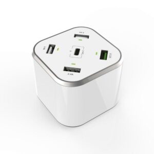 USB-Ladegerät Aisens ASCH-5PQC-W Weiß