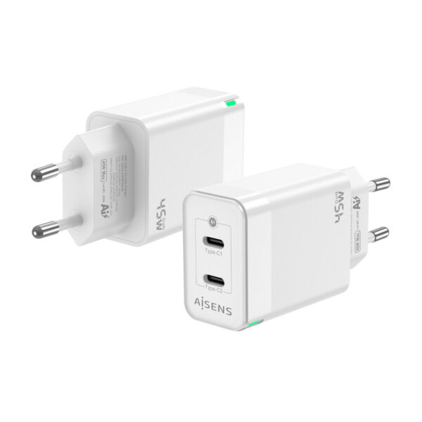Wandladegerät Aisens ASCH-45W2P005-W Weiß 45 W (1 Stück) – Bild 2