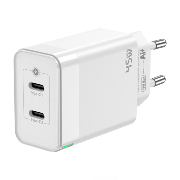 Wandladegerät Aisens ASCH-45W2P005-W Weiß 45 W (1 Stück) – Bild 3