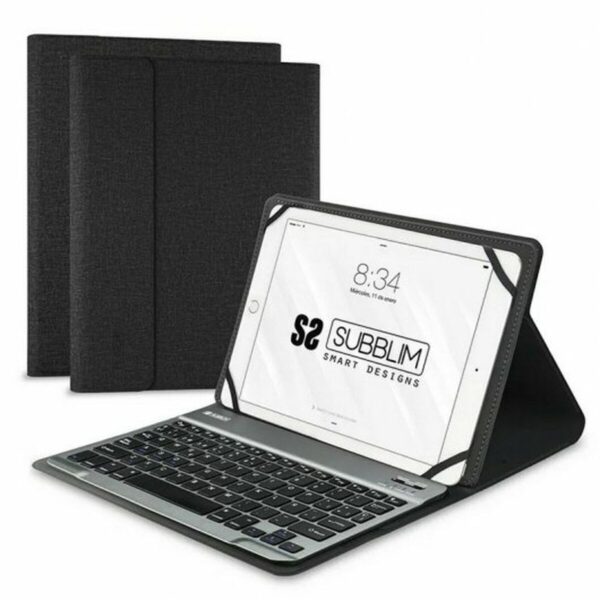 Hülle für Tablet und Tastatur Subblim SUB-KT2-BT0001 10.1" Schwarz Qwerty Spanisch QWERTY Bluetooth – Bild 3