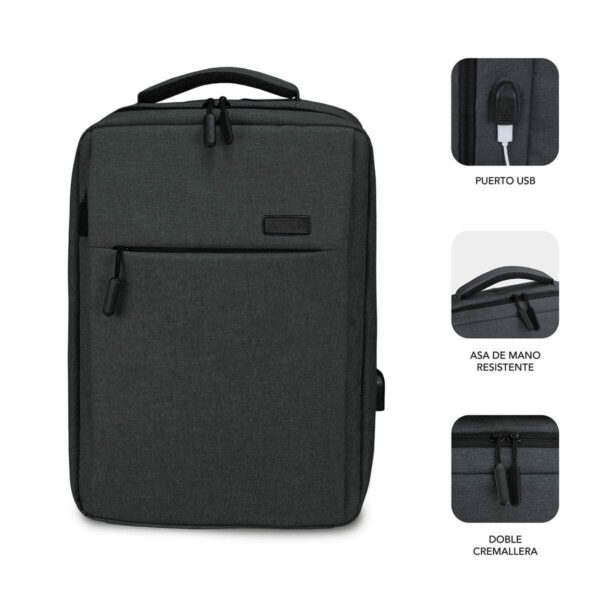 Laptoptasche Subblim SUB-BP-3EAP100 Grau – Bild 3