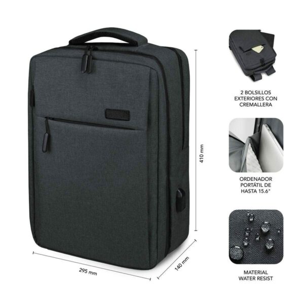Laptoptasche Subblim SUB-BP-3EAP100 Grau – Bild 5