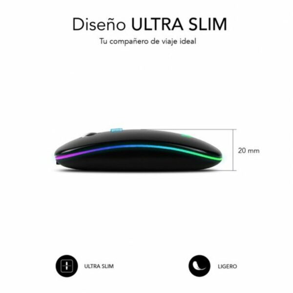 Ergonomische optische Maus Subblim SUBMO-LDFLAT1 Schwarz 1600 dpi – Bild 5