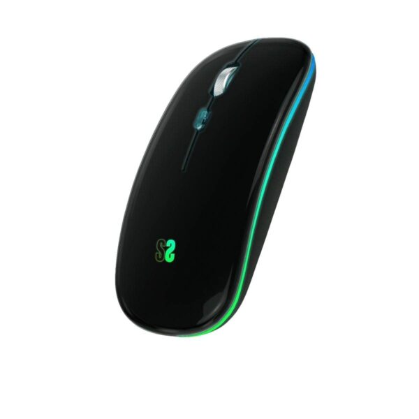 Ergonomische optische Maus Subblim SUBMO-LDFLAT1 Schwarz 1600 dpi