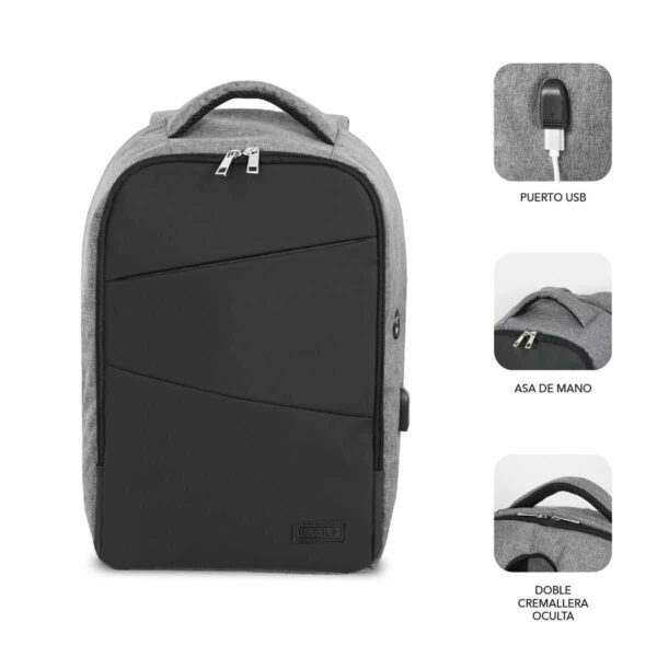 Laptoptasche Subblim SUBBP3SA1100 Schwarz – Bild 2