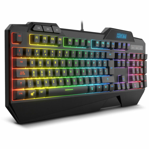Tastatur und Gaming Maus Krom NXKROMKRSHRSP Schwarz – Bild 8