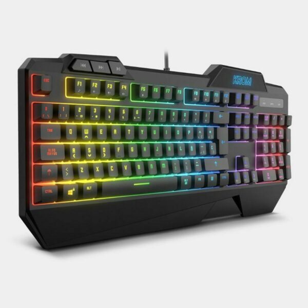 Tastatur und Gaming Maus Krom NXKROMKRSHRSP Schwarz – Bild 3