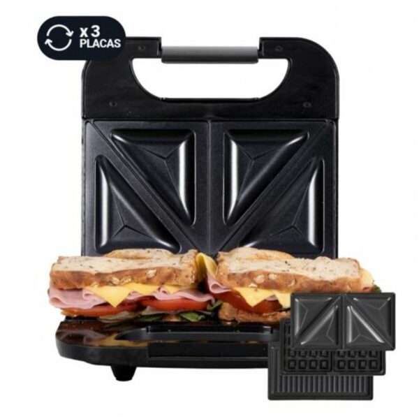 Sandwichmaker Universal Blue 700 W Schwarz – Bild 2