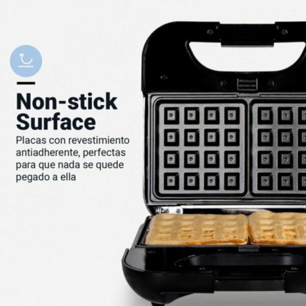 Sandwichmaker Universal Blue 700 W Schwarz – Bild 5
