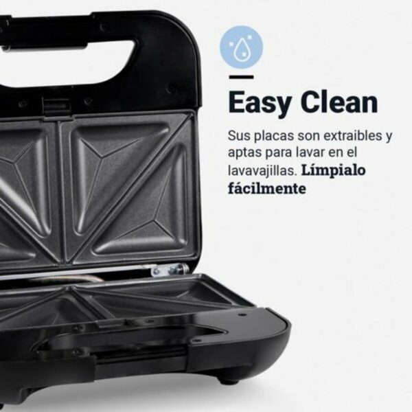 Sandwichmaker Universal Blue 700 W Schwarz – Bild 6