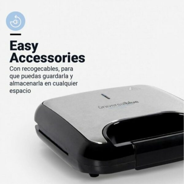 Sandwichmaker Universal Blue 700 W Schwarz – Bild 7