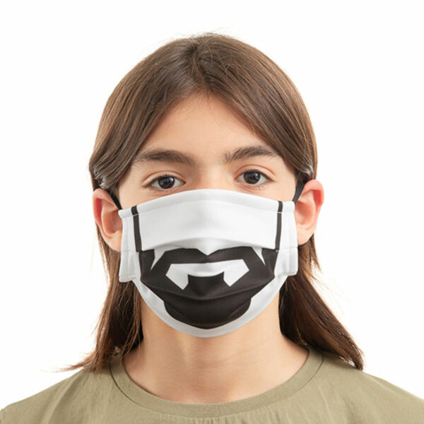 Wiederverwendbare Stoff-Hygienemaske Beard Luanvi Größe M Packung mit 3 Einheiten – Bild 2