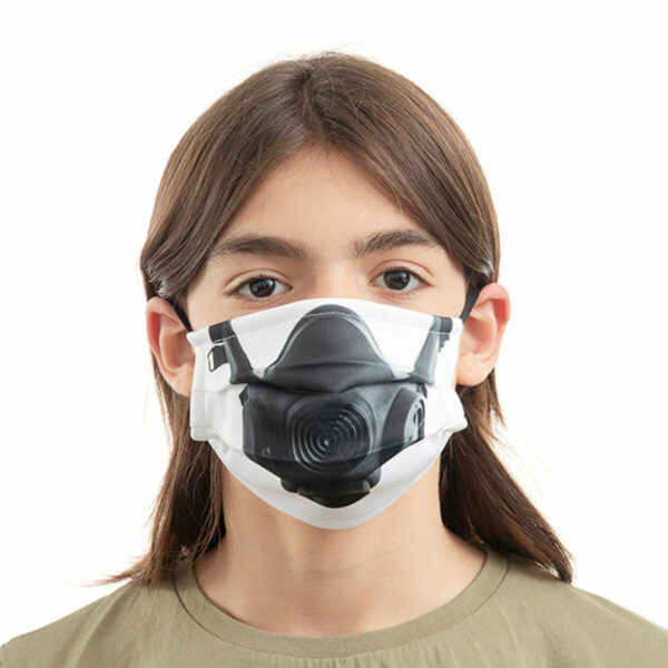 Wiederverwendbare Stoff-Hygienemaske Gas Luanvi Größe M Packung mit 3 Einheiten – Bild 2