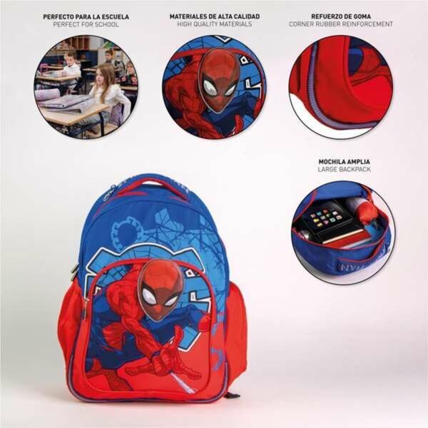 Schulrucksack Spider-Man Blau – Bild 3