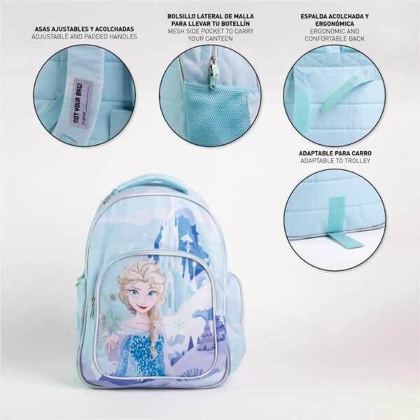 Schulrucksack Frozen Blau – Bild 4