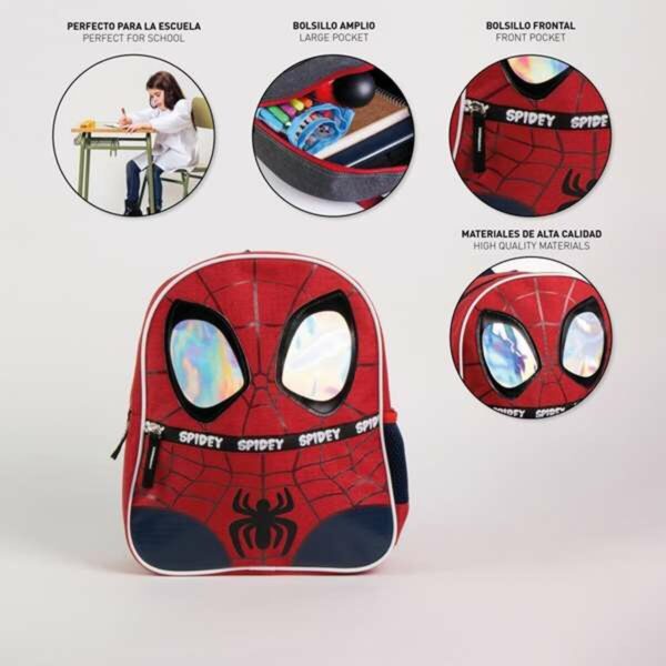 Schulrucksack Spidey Rot – Bild 3
