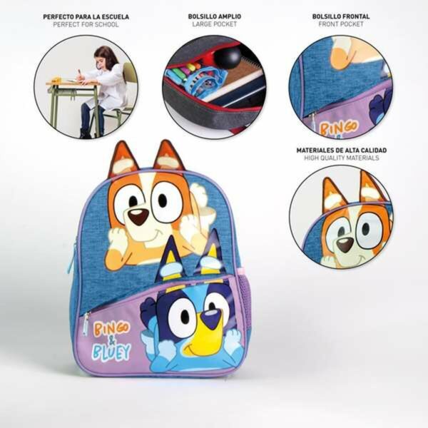 Kinderrucksack Bluey Blau – Bild 3