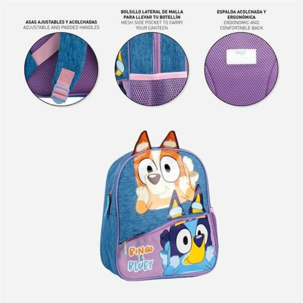 Kinderrucksack Bluey Blau – Bild 4