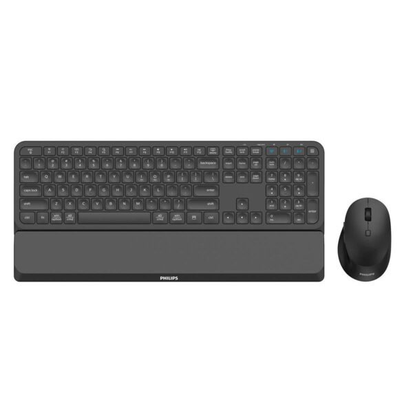 Tastatur mit Maus Philips SPT6607B/16 Schwarz – Bild 3