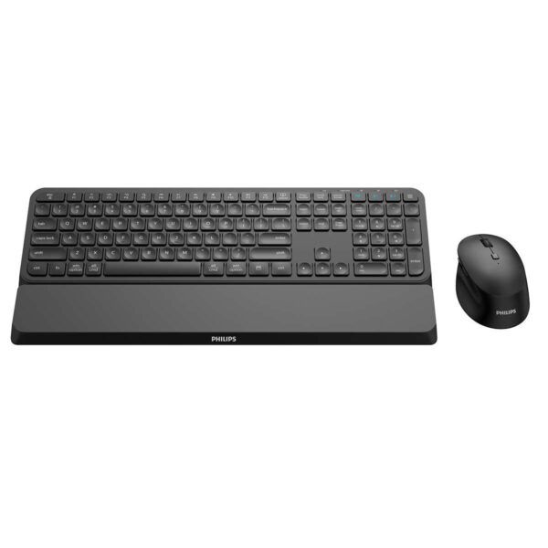 Tastatur mit Maus Philips SPT6607B/16 Schwarz – Bild 2
