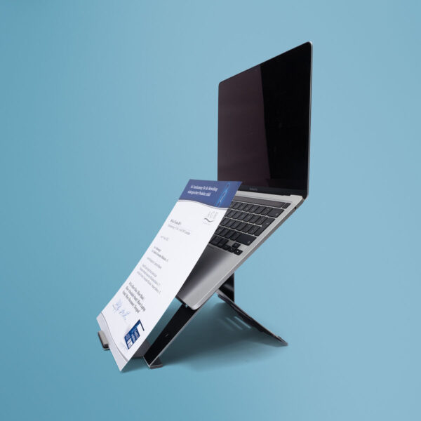 Laptop-Stand R-Go RGORIDOCBL Aluminium – Bild 4