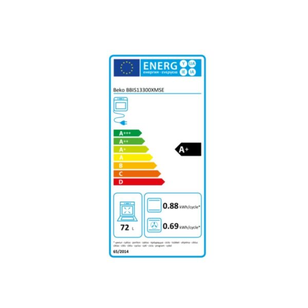Polyvalenter Herd BEKO BBIS13300XMSE 72 L 3000 W 100 W – Bild 2