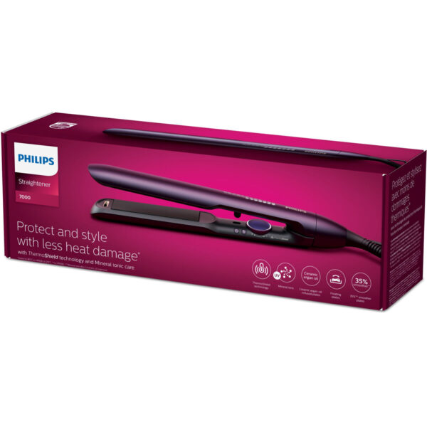 Glätteeisen Philips 7000 Series BHS752/00 Purpur – Bild 5