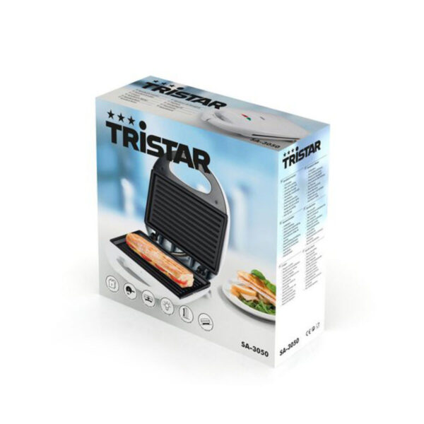 Sandwichmaker Tristar SA-3050 750W Weiß Schwarz 750 W – Bild 5