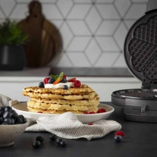 Waffeleisen Princess Princess 132380 Schwarz Silberfarben Stahl 1200 W – Bild 5