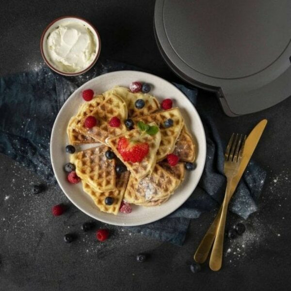 Waffeleisen Princess Princess 132380 Schwarz Silberfarben Stahl 1200 W – Bild 8