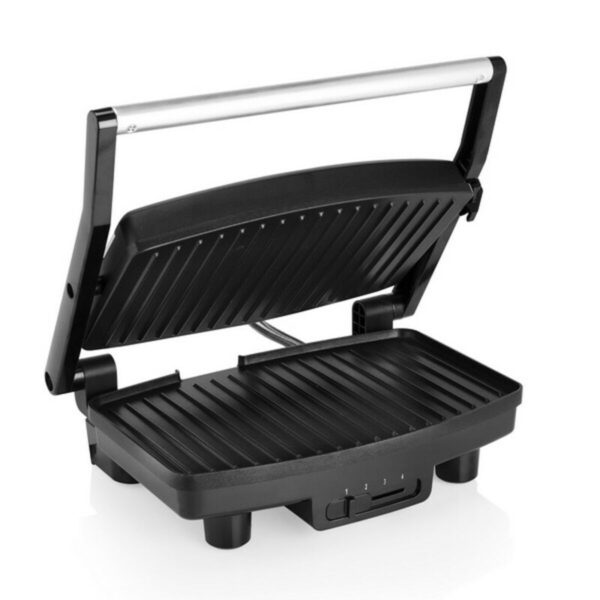 Kontaktgrill Tristar GR-2856 1000W Schwarz Stahl 28 x 19 cm – Bild 4